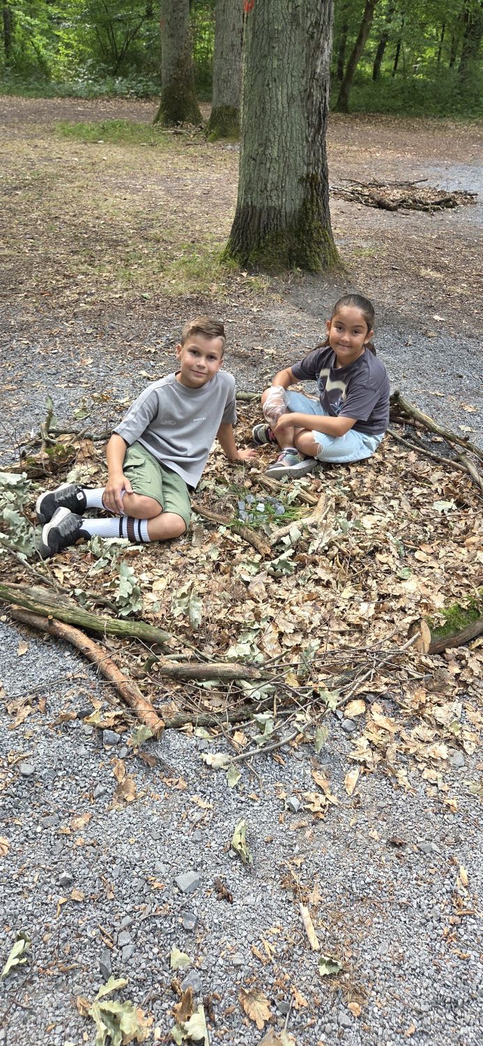 Lerngang der Klasse 3b in den Wald - Bild 10