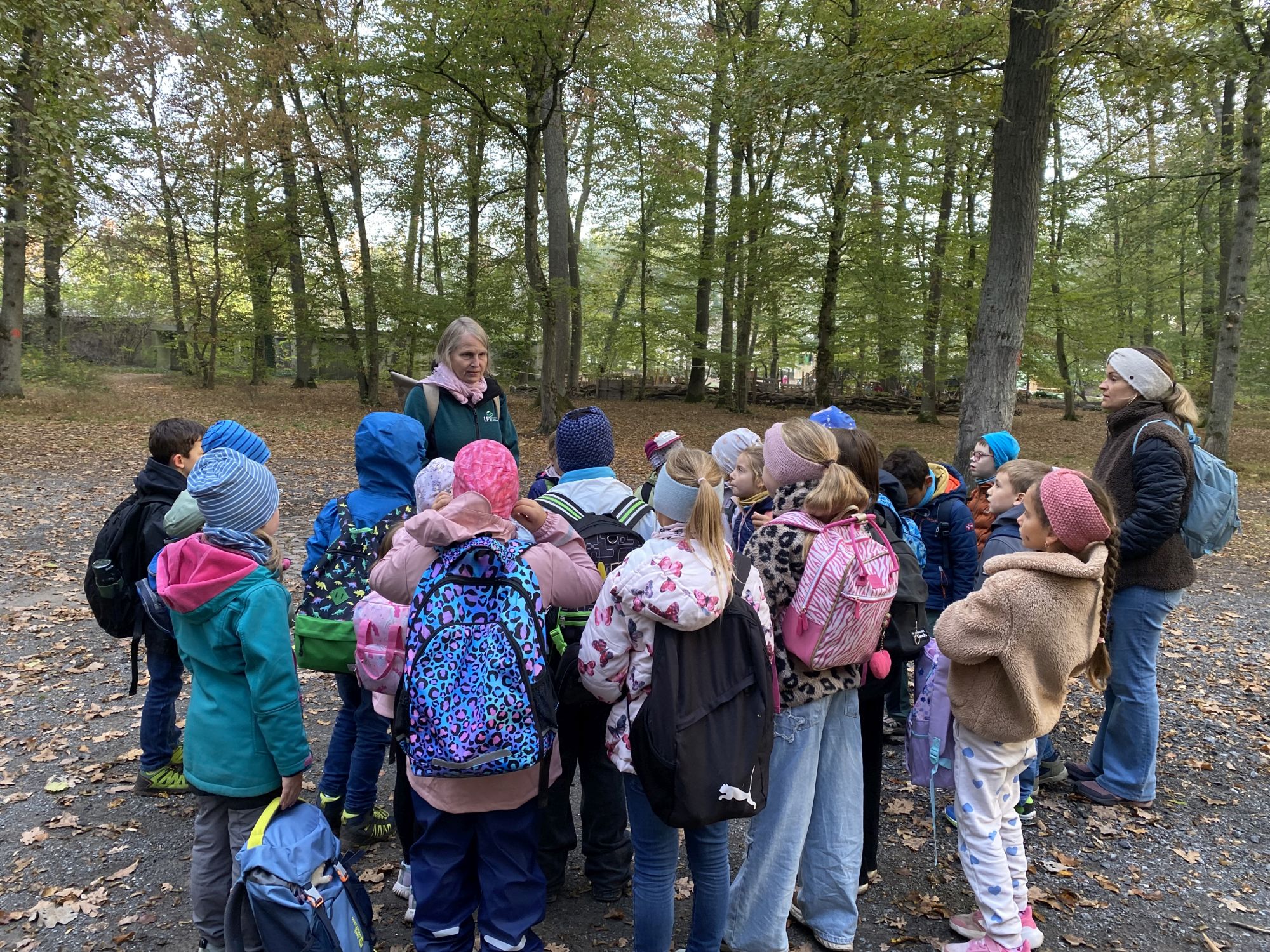 Ein spannender Waldtag der Klasse 2b - Bild 03